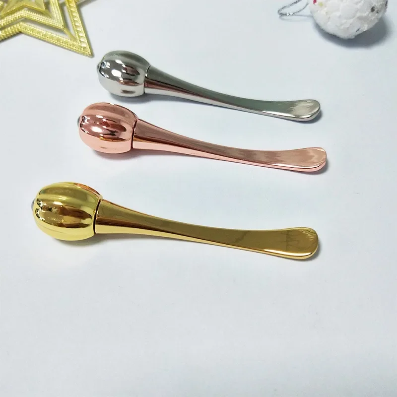 

Metal Eye Cream Stick Eye Massage Stick Ball Eye Cream Into The Massage Stick Face Cream Spoon Dual-purpose Massage Pick