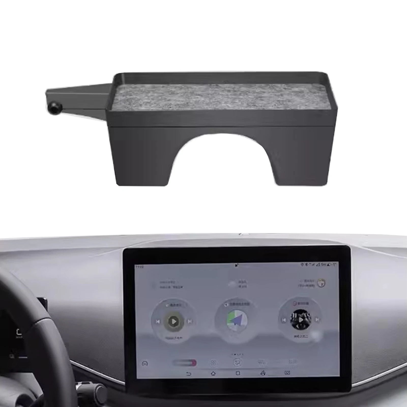 

Car Phone Holder for BYD SEAGULL Screen Navigation Bracket Magnetic New Energy Wireless Charging Rack Organizer Tray