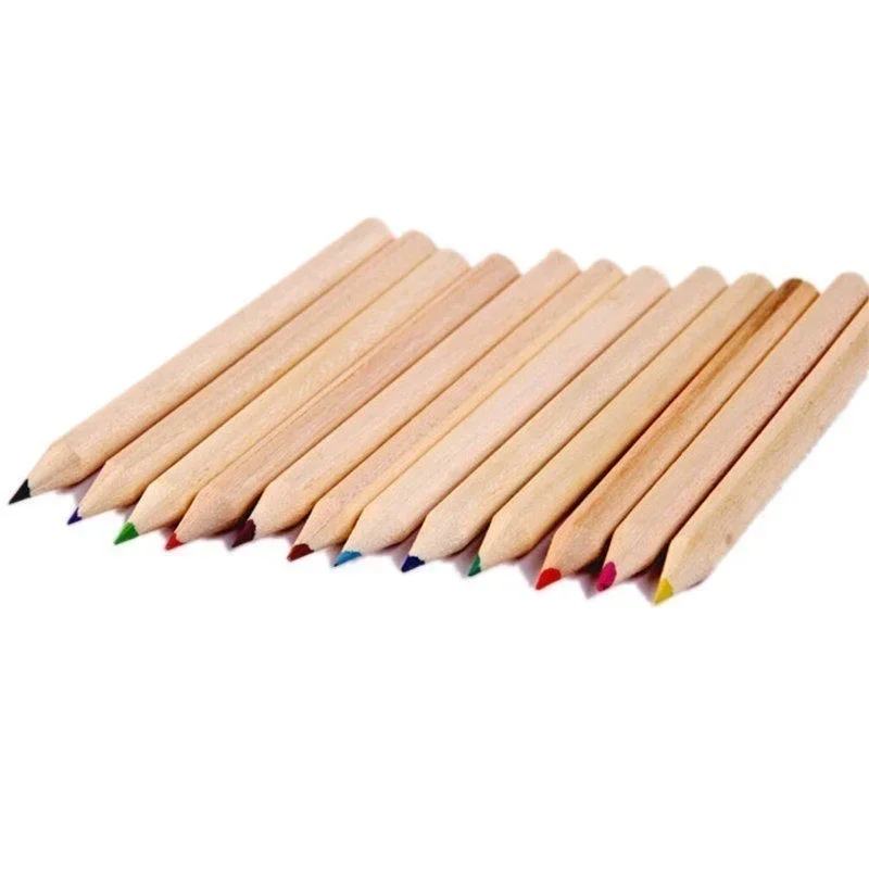 12 Pcs/ Box Wooden Writing Colored Pencils Colors Sharpener Child Gift Color Pencil Set School Students Art Supplies images - 6