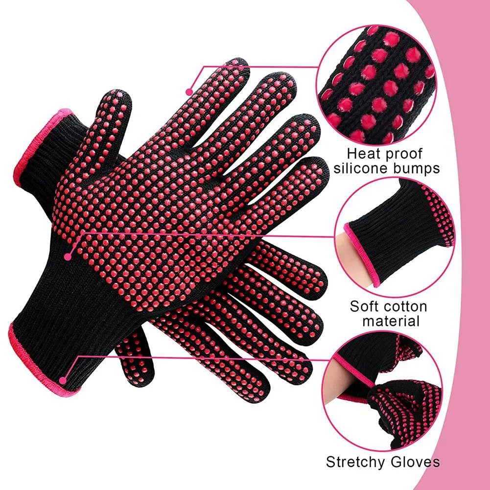 Heat Resistant Gloves and 3 Rolls 10mm X33M 108Ft Heat Press Tape