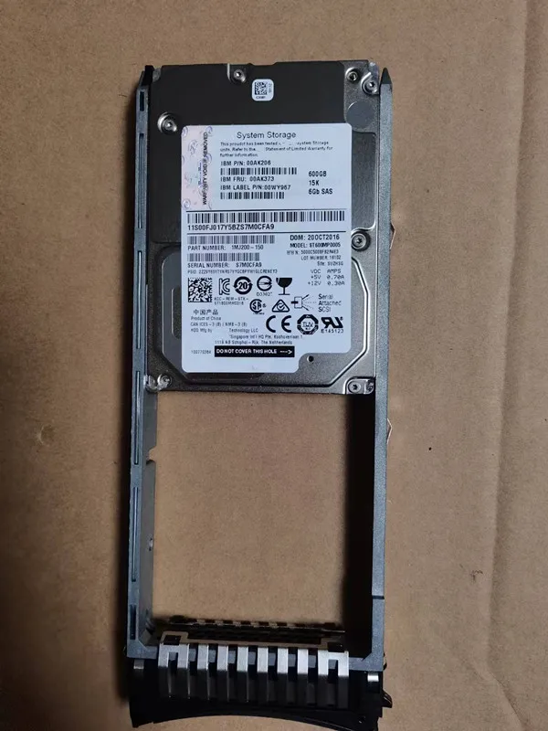 

00AK373 AC61 00NC647 V5000 hard dirive 600GB 15K 12Gb SAS 2.5 HDD