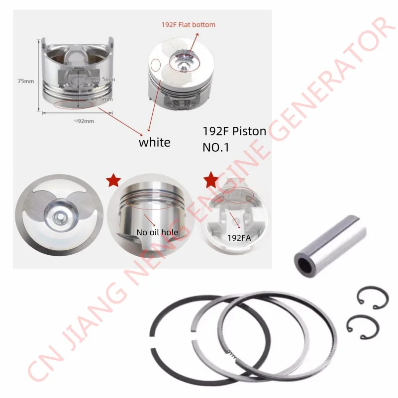 צילינדר יחיד מקורר מנוע דיזל kd192f kd195f 198f 1100f 1105f 1102f מחולל 6kw 8kw 10kw 10kw 10kw 10kw 10kw 10kw