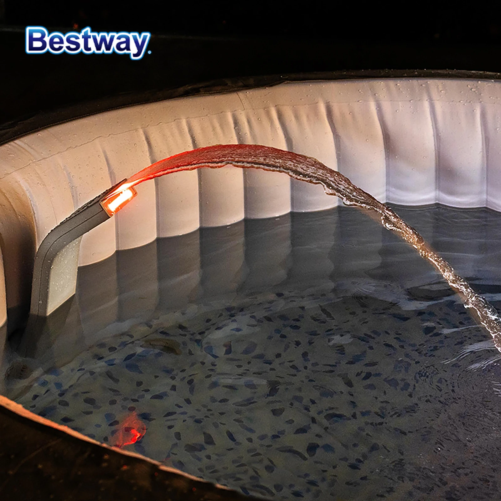 Bestway SaluSpa 1PC Waterfall Feature LED Lights 7 Color