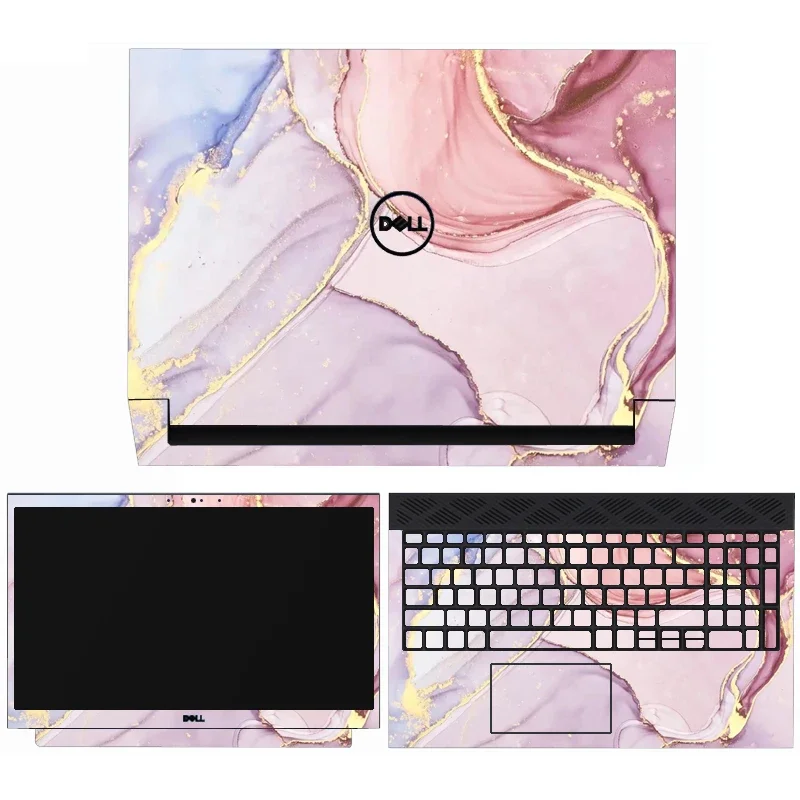 

Laptop Skins Decal for DELL G15 5520 5521 5525 5530 G16 7620 7630 Slim Vinyl Stickers for DELL G15 5510 5511 5515 Print Film