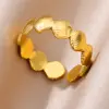 88517-b38643.jpg Bagues en acier inoxydable 316L pour femmes, couleur or réglable, petite étoile ouverte, bijoux féminins, cadeaux de mariage, nouvelle tendance