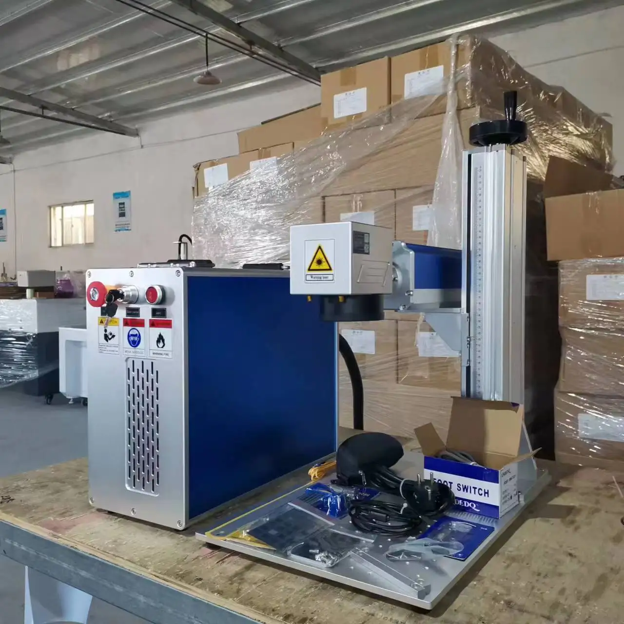 

20w 30w 50w MAX Fiber Marking Machine BJJCZ EZCAD 2. Sino-Galvo Scan Head