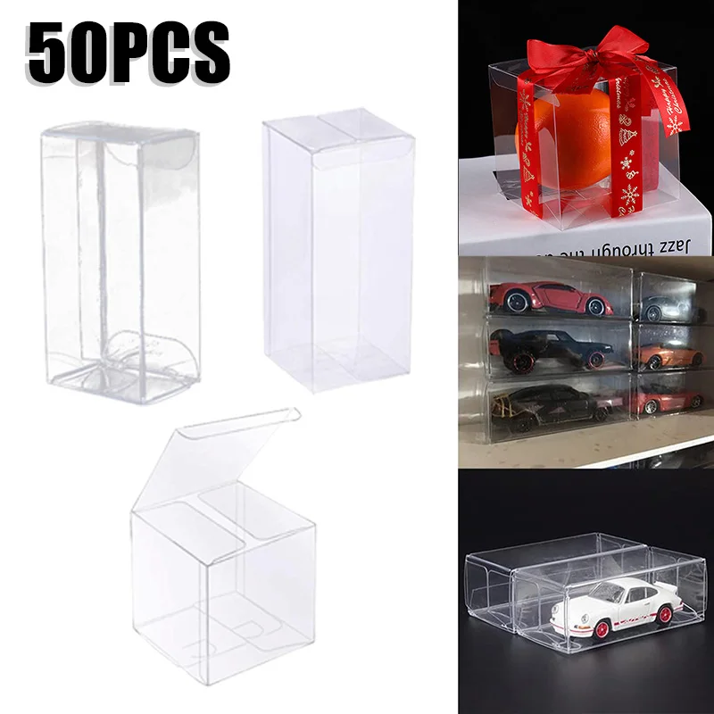 BENECREAT 10 Set Boîte de Faveur en Plastique PVC Transparent, Boîtes à Bonbons Rectangulaires Transparentes de 7x7x21 cm avec Bordures Noires et Cordon pour Les Vacances, Emballage Cadeau BENECREAT 10 Set Boîte de Faveur en Plastique PVC Transparent, Boîtes à Bonbons Rectangulaires Transparentes de 7x7x21 cm avec Bordures Noires et Cordon pour Les Vacances, Emballage Cadeau