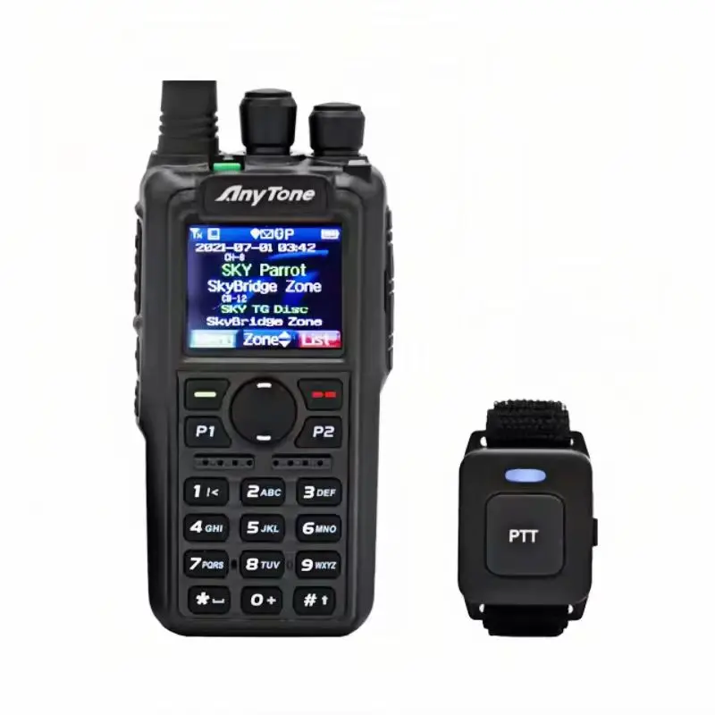 Anytone AT-D878UVII Plus walkie talkie DMR Two Way Radio ATD878UVII PLUS GPS Bluetooth APRS FM D878UVII Plus Amateur Dual band 5