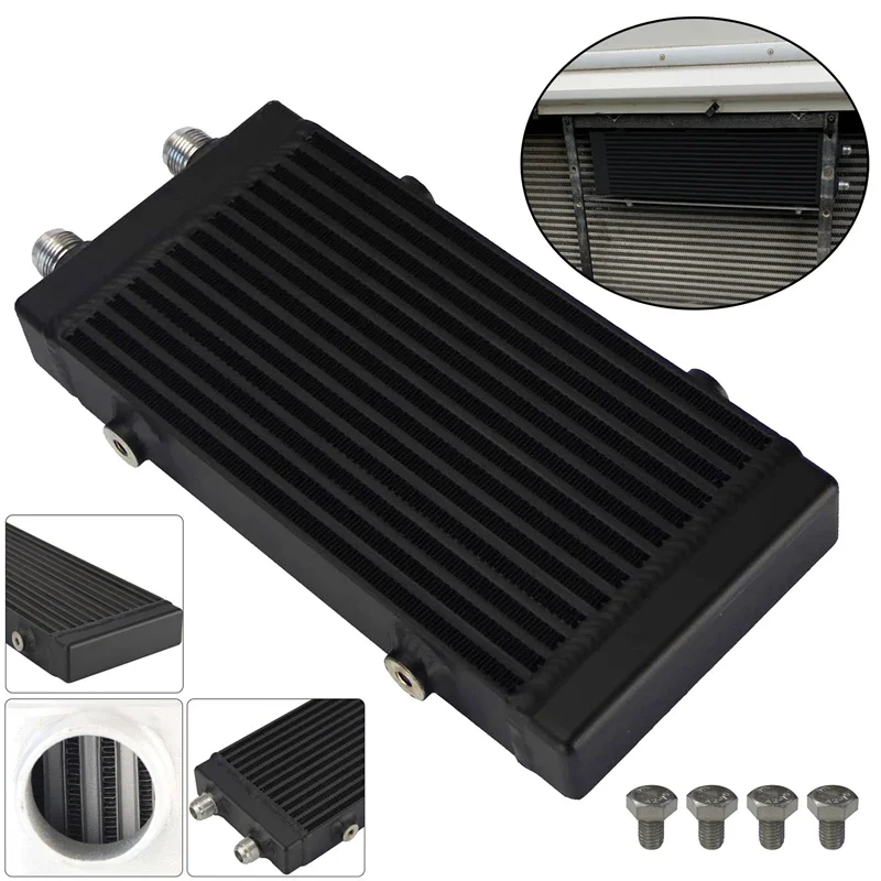 Universal Small Bar And Plate Dual Pass Oil Cooler Core:9.5x5.5x1.58 -  Oil Coolers - AliExpress