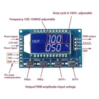 LCD Display PWM Pulse Signal Generator Module with Adjustable Duty Cycle and Wide Frequency Range (60 80 characters) 2