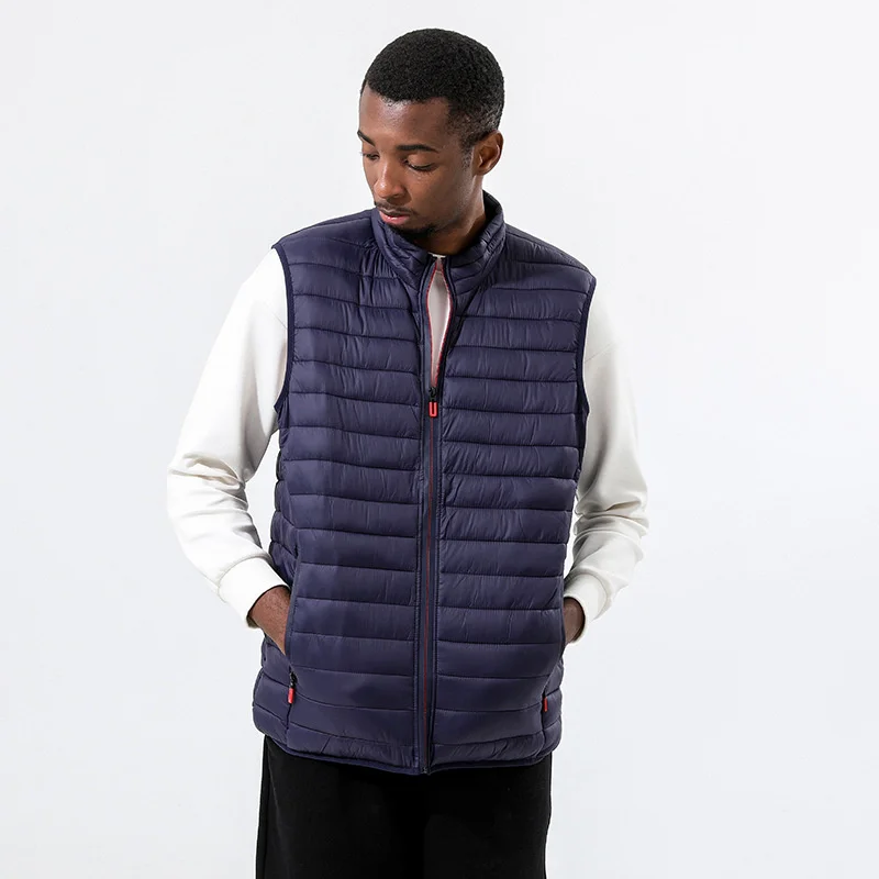 Fashion Mens Jacket Sleeveless Vest Spring Thermal Soft Vests Casual Coats Male Cotton Men's Vest Men Thicken Waistcoat 6XL