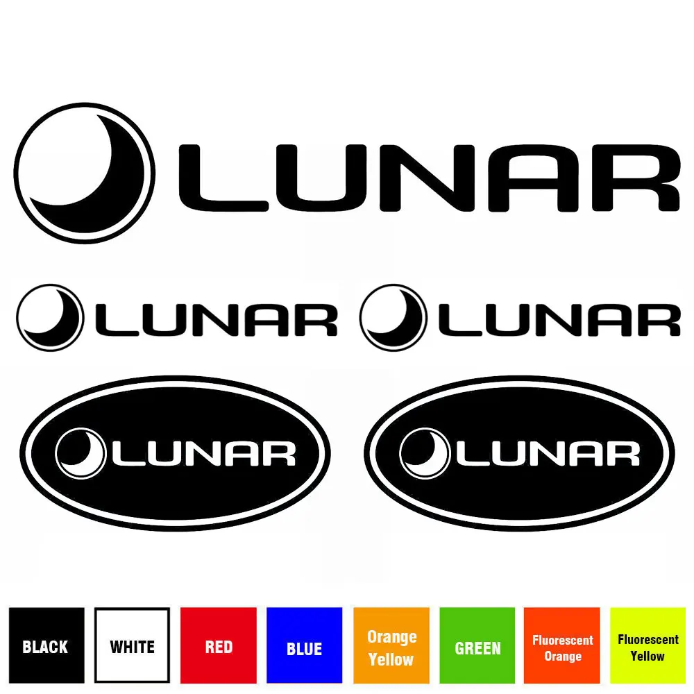 Per Lunar Caravan Camper Camper Kit 5 Pezzi Decalcomanie Adesivi/Colori A Scelta