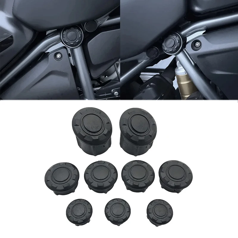 Motorcycle frame hole caps cover plug for BMW R1200GS R 1200 GS LC Adventure ADV R1250GS R 1250 GS Adventure 2014-