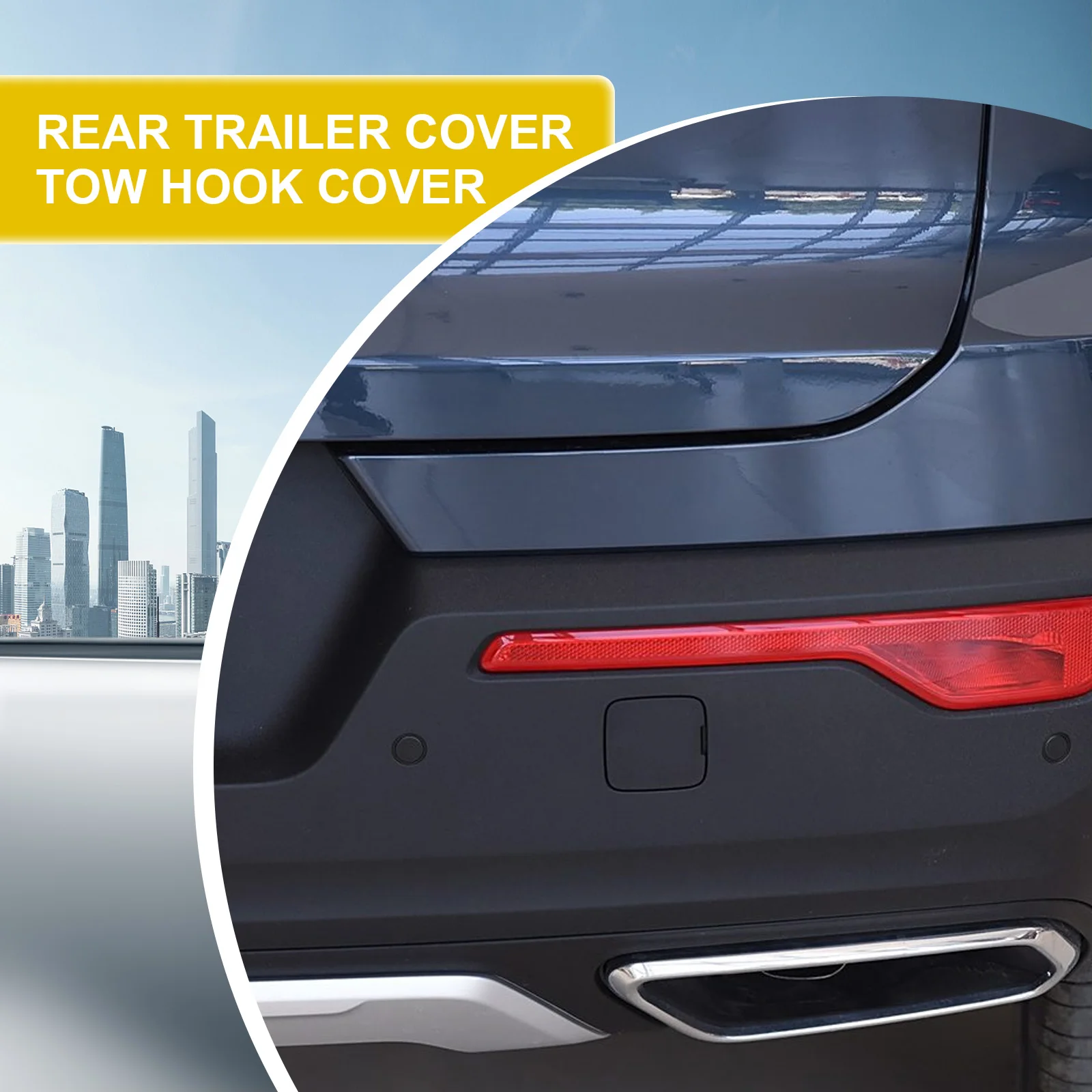 Rear Bumper Tow Hook Cover Cap Fit For Volvo XC40 31449335 Trailer Cover Cap Car Accessories