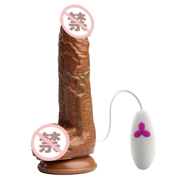 Heating Simulation Penis Dildo Vibrators for Women Penis Gun Machine Automatic Thrusting Female Masturbation Device Sex Toys 3