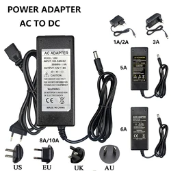 Universal AC to DC Transformer Power Converter for LED Lighting (12V Output, Multiple Amperage Options) (5A)
