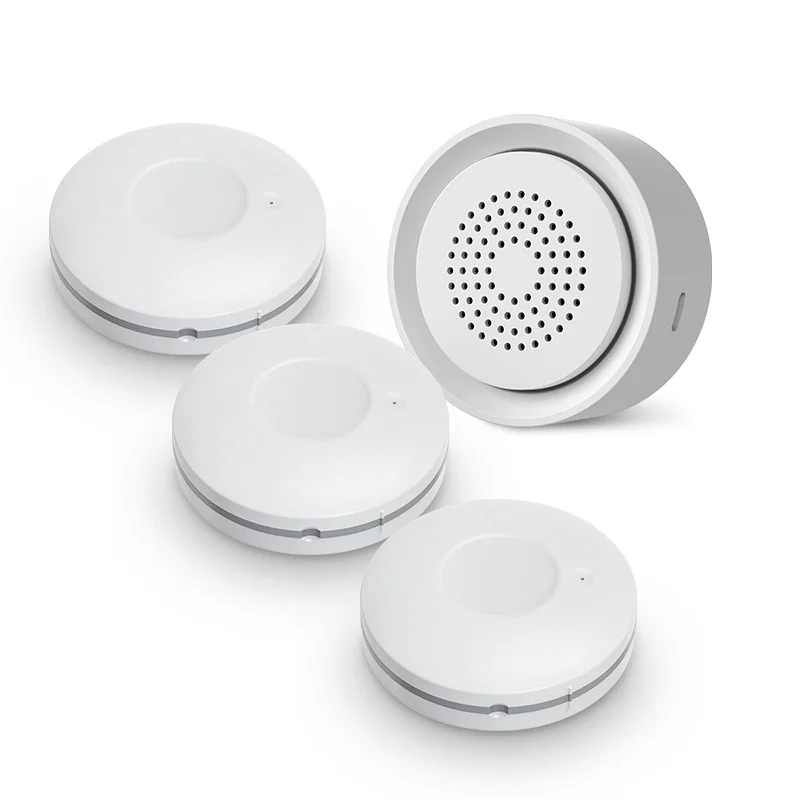 Tuya Smart WiFi Water Leak Alarm Kit 3 Pack Water Sensors with 90dB Adjustable