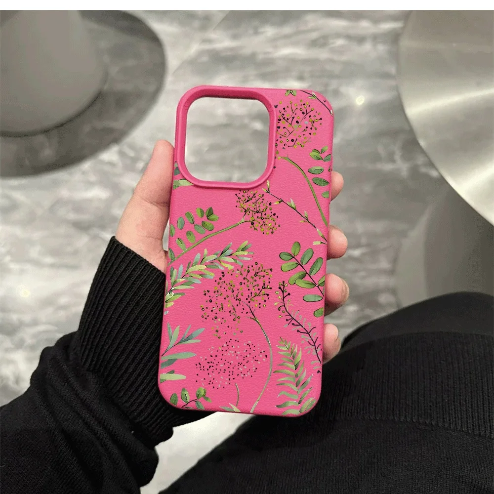 Fern Fronds Silicone Matte Phone Case Cover