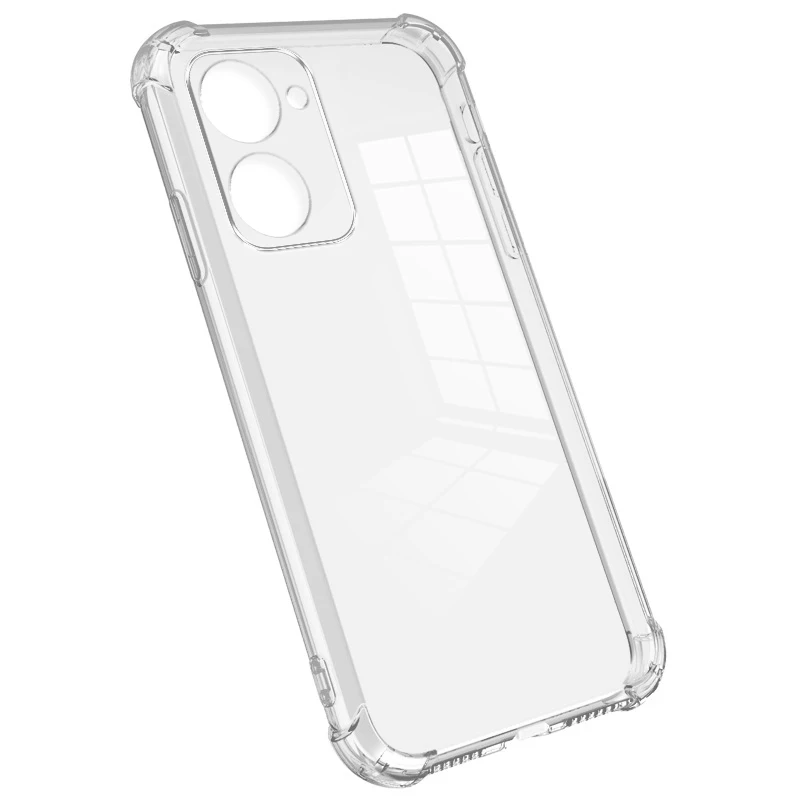 Shockproof Transparent Silicone Back Cover Case - Clear Protective Coque s