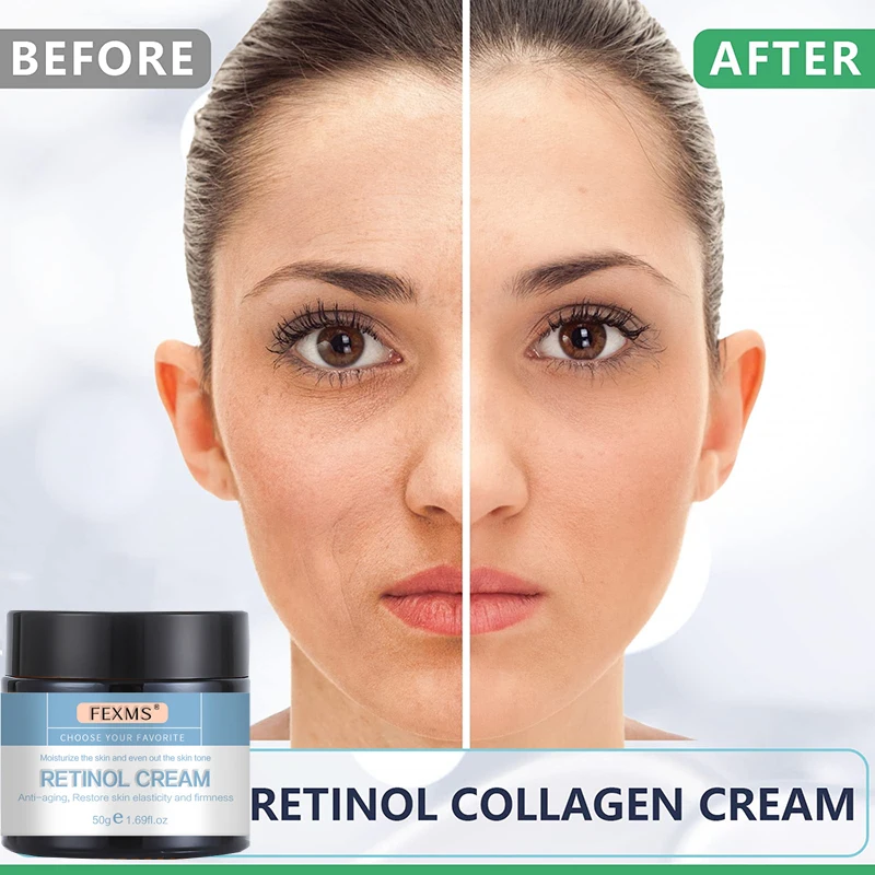 Collagen & Retinol Cream Anti Aging Cream Face Moisturizer Hyaluronic