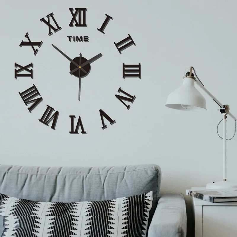 

3D Luminous Large Wall Clock Modern Design DIY Digital Table Wall Clocks Wall Clock Living Room Decorative Watch