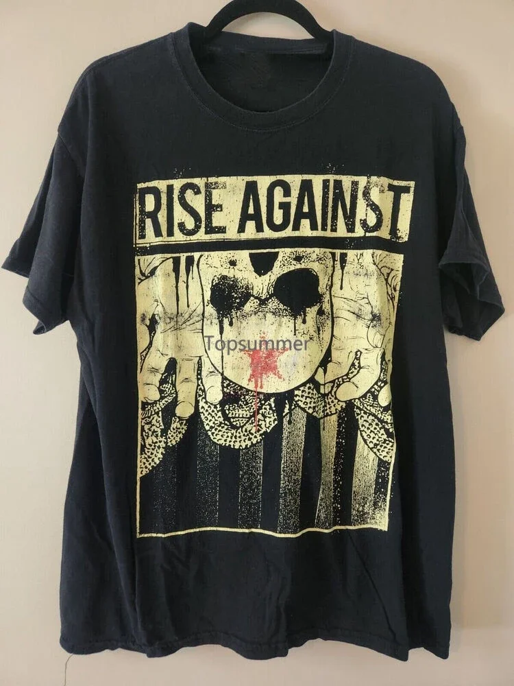 

Vtg Rise Against Band Heavy Cotton Black All Size Men Women Tee Shirt Mm741