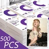 1-500Pcs Korea Card Sleeves HD Transparent Kpop Idol Card Protective Sleeve Photcards Protector Case Box For Popcorn Card Holder 1