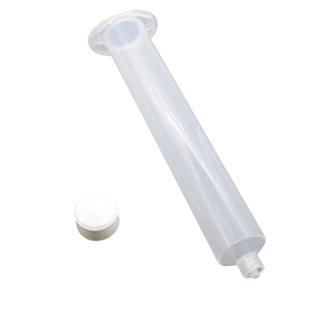 

55cc Dispensing Syringe Barrel Glue Adhesive Dispenser Industrial Syringes Tube with Syringe Stopper for Industrial Dispensing