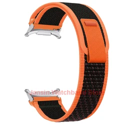 Nylon Trail Loop Strap - Versatile Replacement Bracelet for Smartwatch Accessories (Green orange)
