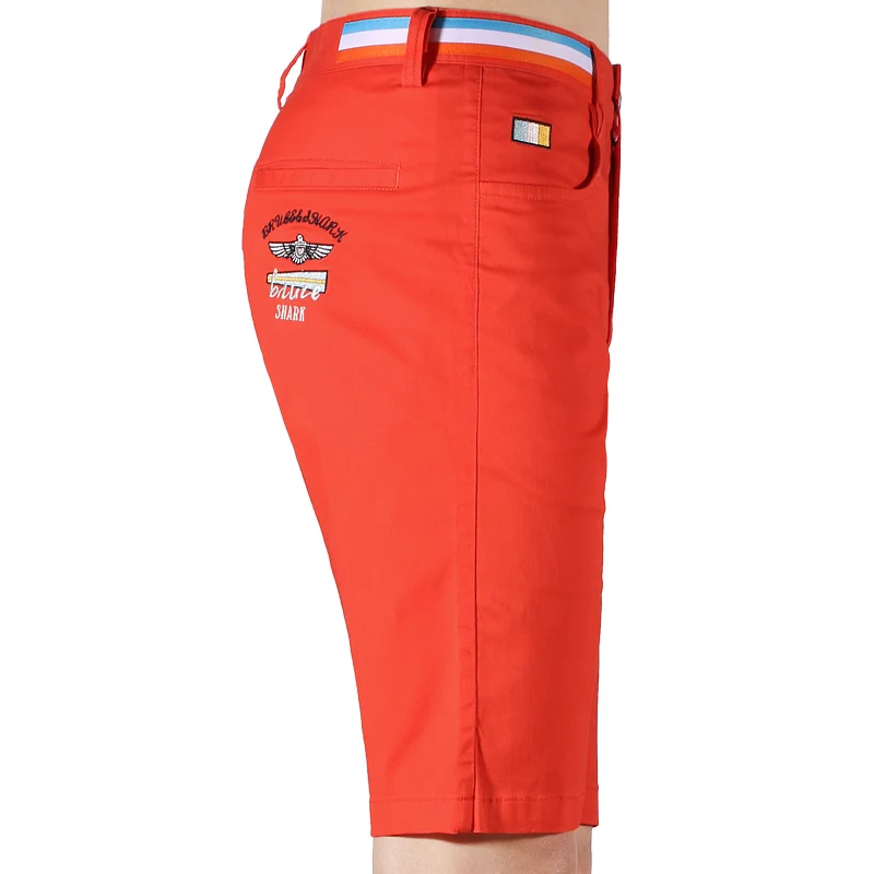 New Men's Pants Shorts Bruce&Shark Summer Casual Fashion shorts for men Straight Leg Loose Style stretching men's pants luxury