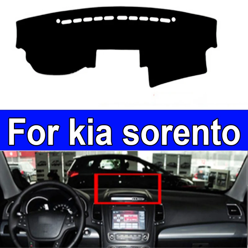 

Чехлы на приборную панель автомобиля для kia sorento 2013 2014, правый и левый руль