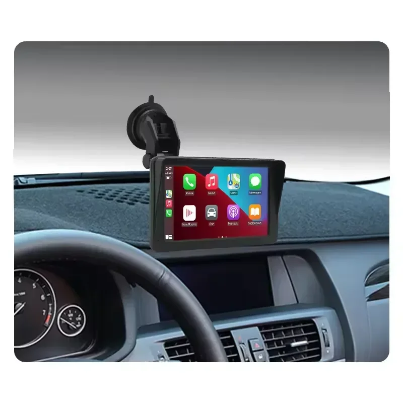 MP5 Player GPS Portable 7" Inch Auto Car Screen Car Display PND MP5 GPS Wireless CarPlay For IOS & Android.