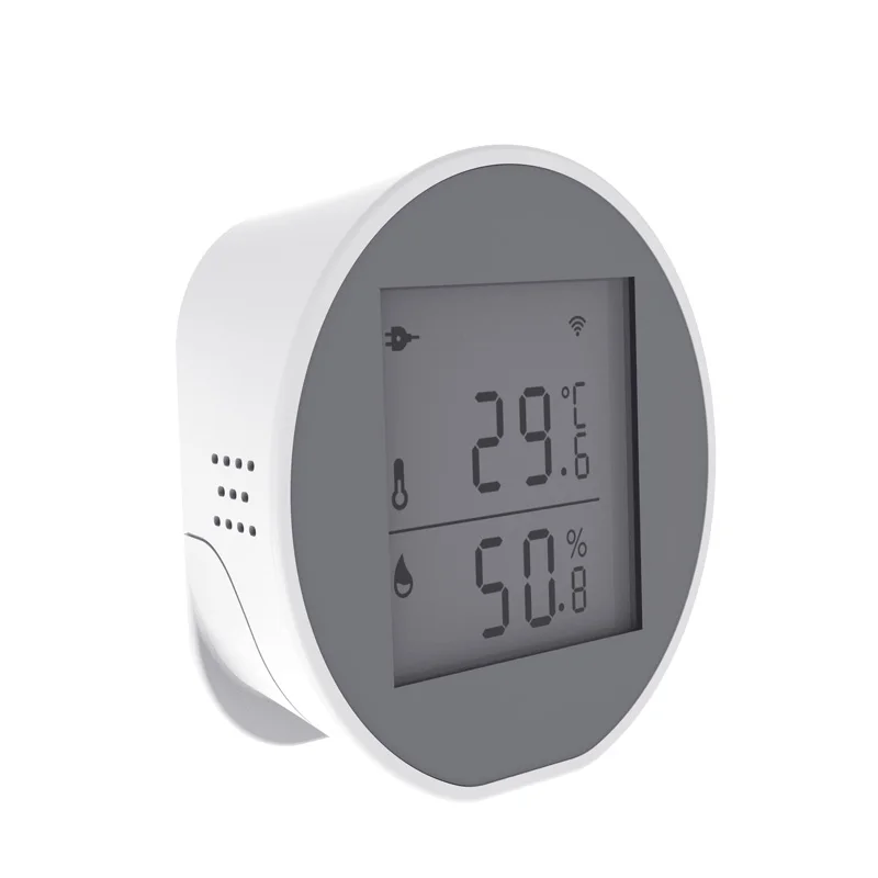 Tuya WiFi Temperature Humidity Sensor LCD Digital Display Thermometer Sensor 55d