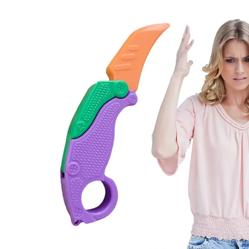 

Gravity Fidget Toy Light-Up Retractable Toy Claw Knives Fidget Sensory Push Toys Sensory Stress Toys For Adult Hand Gripper