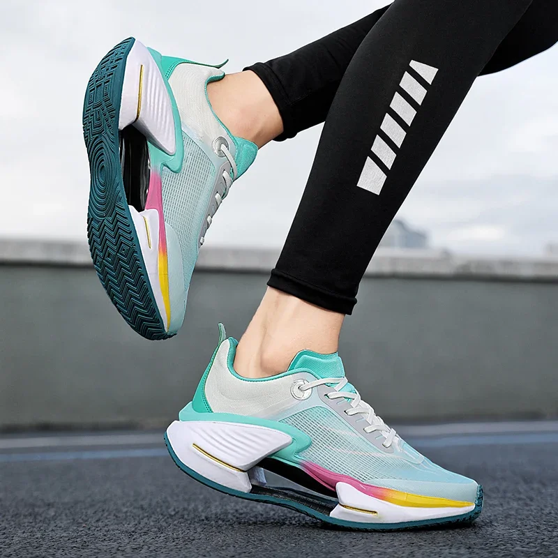 2024 New Ultra Light and Breathable Trendy Couple Style Comfortable Cushioning Rebound Ultra Light Running Casual Sports Shoes 5