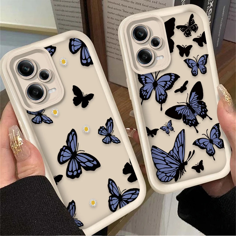 Blue and Purple Butterfly Smartphone Case Cover