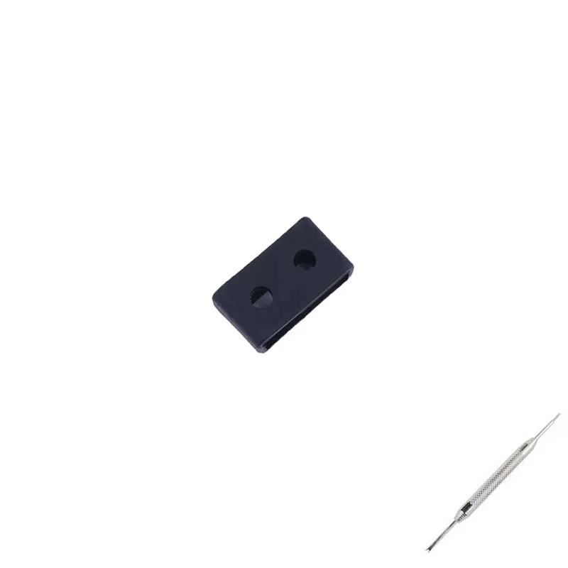 Unisex Resin Ring Silicone Rubber Watch Accessory with Movable Loop Buckle (Multiple Sizes Available)
