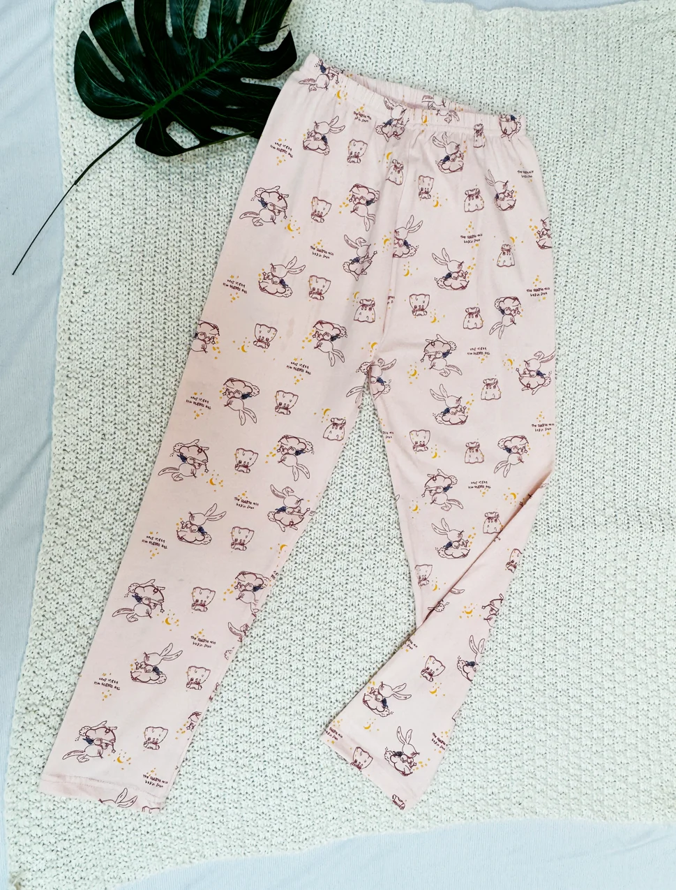 All-season cotton cute and sweet printed pattern children's leggings / pajama pants with multiple choices, breathable, fashionab