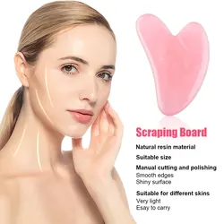 3D Roller Face and Neck Massager with Guasha Skin Lifting Tool (Purple set)
