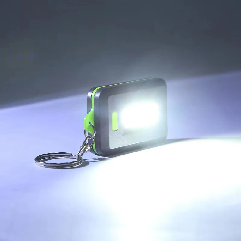 Mini Portable LED Flashlight Keychain Torch Emergency Camping Flash Light Mode Lamp 3 Modes Pocket Lantern Outdoor Tools