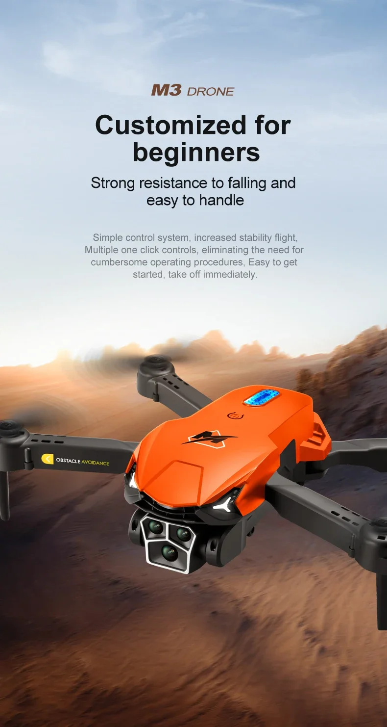 Xiaomi MIJIA M3 PRO Drone 8K Three Camera Aerial Photography Aircraft Omnidirectional Obstacle Avoidance Brushless Motor 10000M