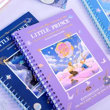 

Creative Colorful Little Prince Theme Coil Notebook A5/B5 68 Sheets Lined Paper 2022 New Stationery Diary Gift