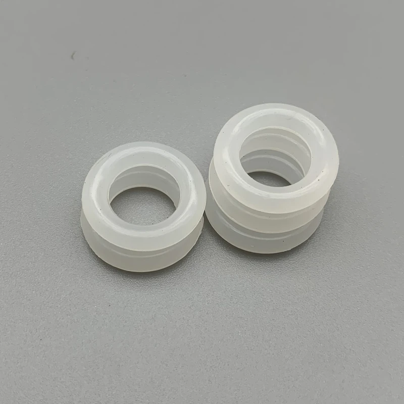 VMQ 화이트 실리콘 링 가스켓, 식품 등급 방수 와셔 고무 절연 O 링, CS 5mm OD 20mm 60mm, 로트당 20 개
