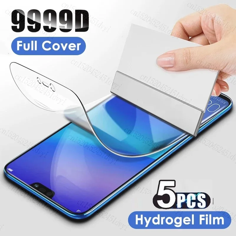 5PCS Für Huawei Y6 2019 Y6P Y7 pro Y7P Y7A Y8P Y8S Y9 prime Y9S Y9A Y5 lite 2018 hydrogel Film telefon screen protector Film