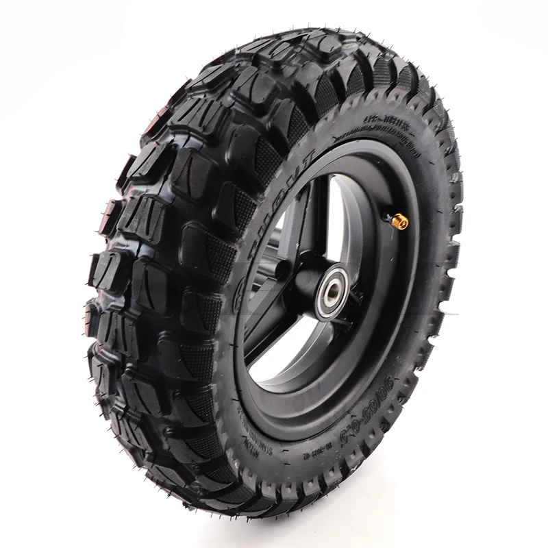 Electric Scooter 11 inch off-road Tubeless Tire wheels 90/65-6.5 Thickened Vacuum Tyre & Disc brake hub Straight valve