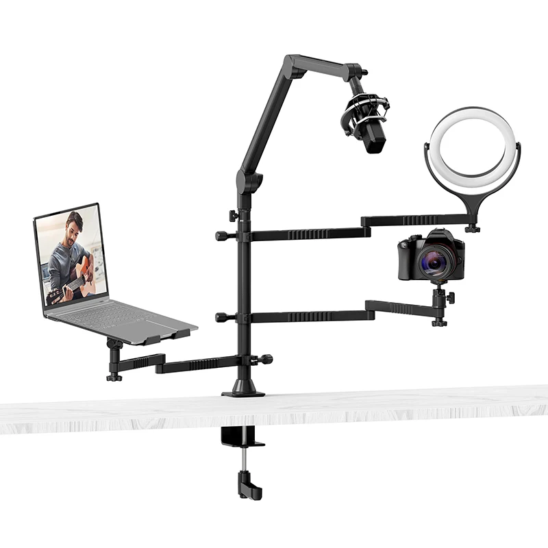 Vijim Ls21 Boom Arm Desk Mount For Youtuber Live Streaming Dslr Camera