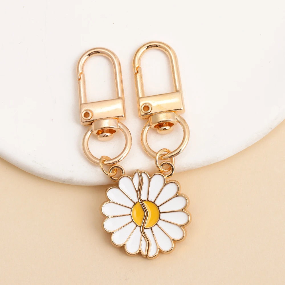 1Set Beste Freundin Schlüssel kette Schmetterling Herz Magnetische Schlüsselbund Souvenir Geschenk Für Frauen Männer Handtasche Zubehör Auto Hängen Schmuck – Detail 13