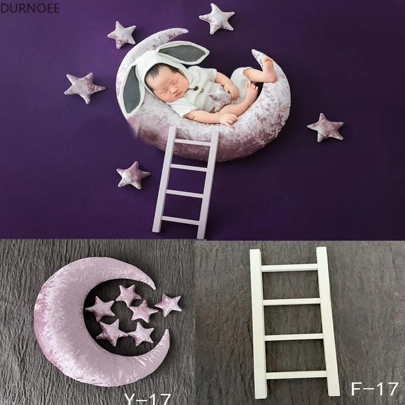 Newborn Photography Props Moon Posing Mat Cushion Baby Photography Accessories Ladder 1