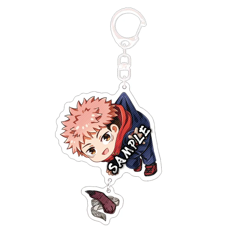 Anime Jujutsu Kaisen Keychain Cosplay Props Kugisaki Nobara Yuji Itadori Key  Chain Acrylic Accessory Gift Keyring