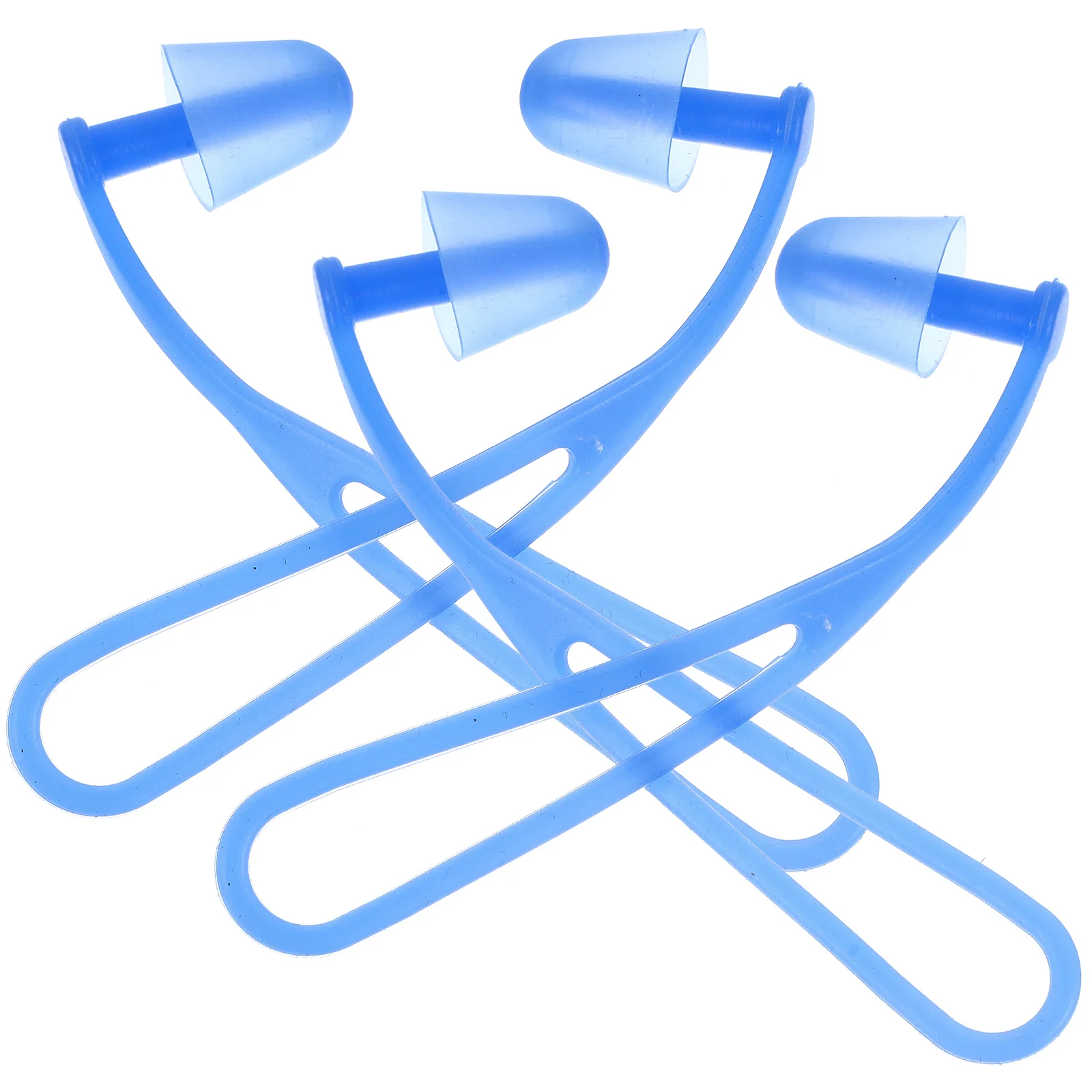 

2 Pair Ear Buds for Kid Waterproof Earplug Earphone Cable Plugs with String Cord Earbuds Kids